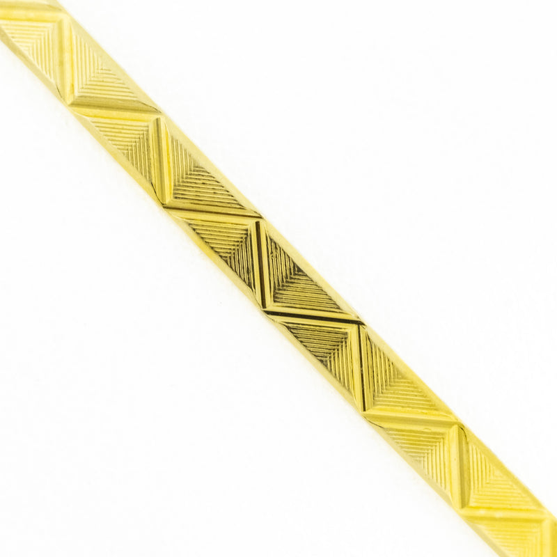 2.5mm Fashion Bangle 8" Bracelet in 18K Yellow Gold