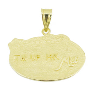 Gold Gators Pendant in 14K Yellow Gold - 2.4grams