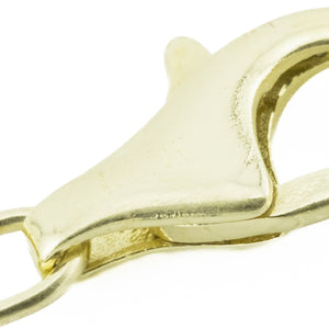 19mm Wide Hollow Gucci Link 24" Chain Necklace in 10K Yellow Gold - 43.8 Grams