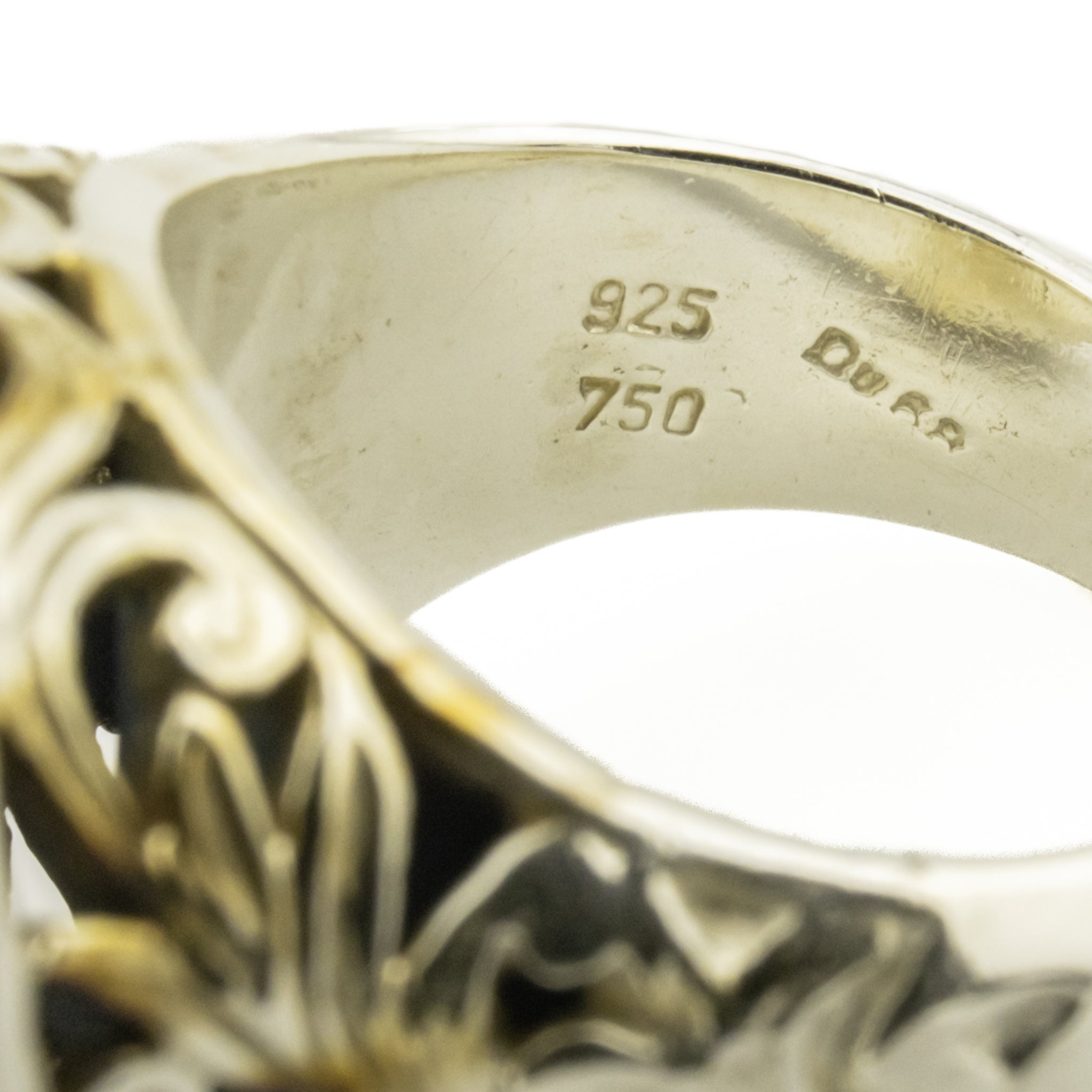 Konstantino Classics Daphne Cross Ring in 18K Yellow Gold and