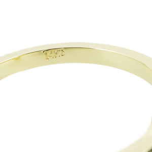 IGI Leo 0.80ct Marquise E/VS1 Diamond Solitaire Engagement Ring in 14K Yellow Gold - Size 7
