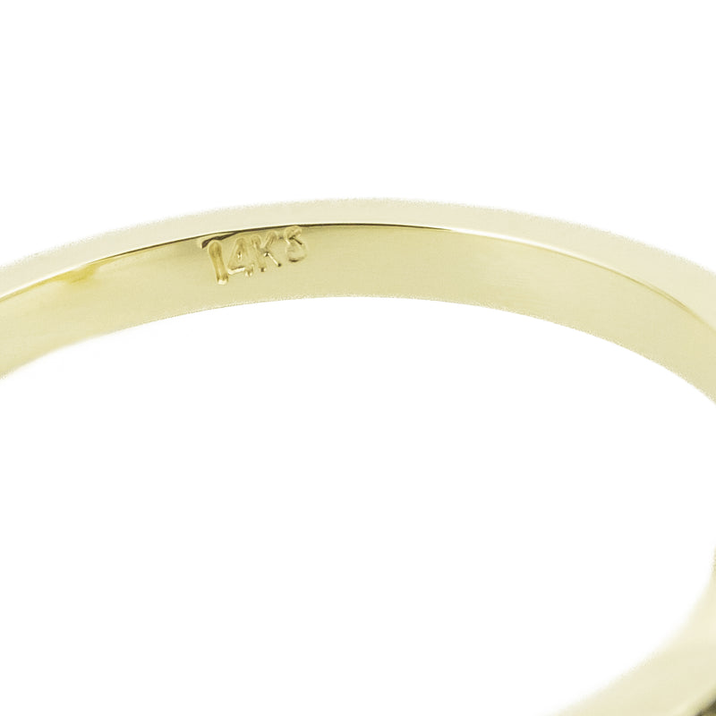IGI Leo 0.80ct Marquise E/VS1 Diamond Solitaire Engagement Ring in 14K Yellow Gold - Size 7