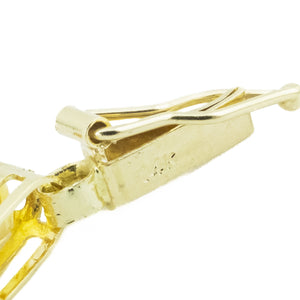 Multi Colored Gemstone 7" Tennis Bracelet in 14K Yellow Gold - 5.8 Grams