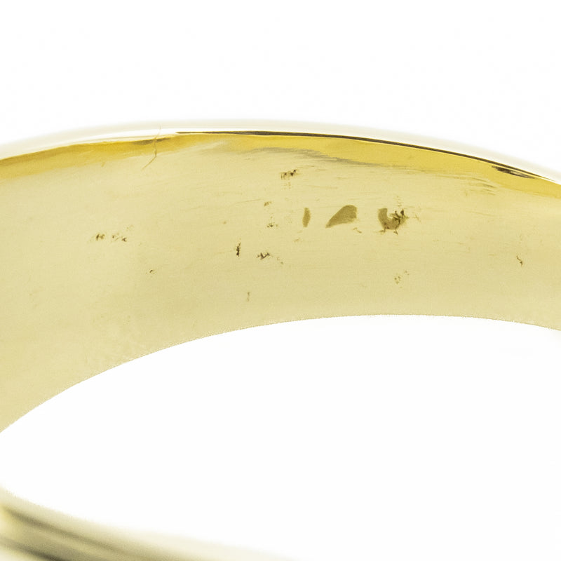 0.50ctw Solitaire Round Brilliant I/SI2 Diamond Gent's Ring in 14K Two-Tone Gold -Size 10.5