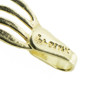 5mm Wide Fancy Fashion Link Bracelet 6.5" in 14K Yellow Gold - 2.4 grams