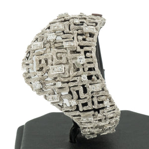 Vintage Omega Genève Diamond Accented Ladies Watch in 14K White Gold