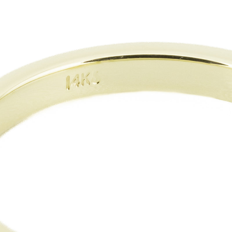 1.25ctw Round Diamond L/SI1 Solitaire Engagement Ring in 14K Yellow Gold - Size 6.75