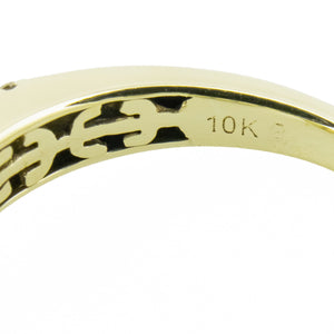 1.00ctw Diamond Cluster Engagement Ring in 14K Yellow Gold -Size 8