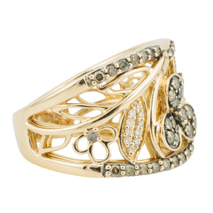 Le Vian 0.60ctw Chocolate Diamond Accented Fashion Ring in 14K Rose Gold - Size 7