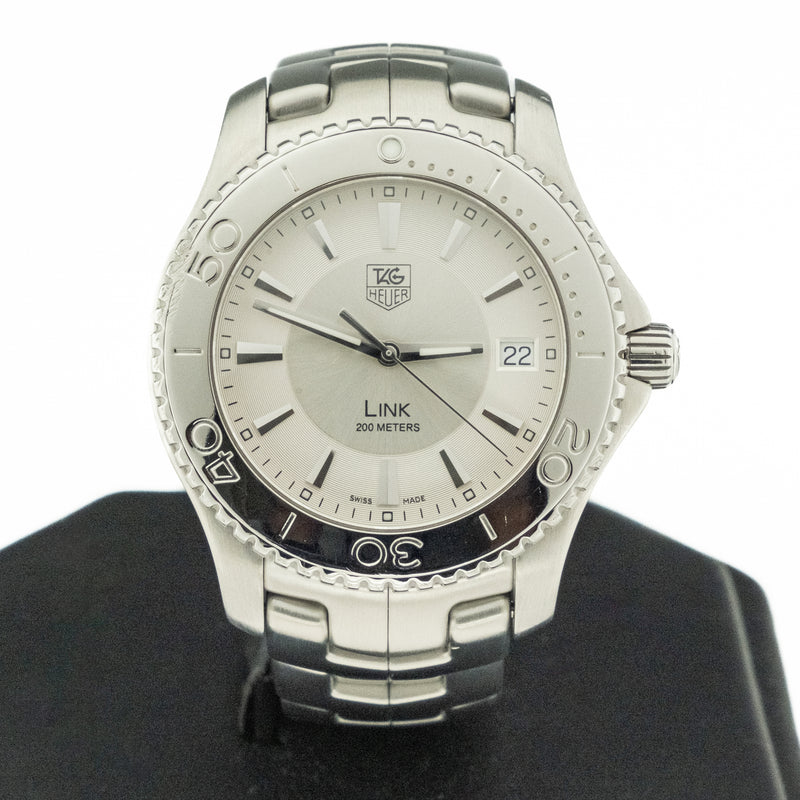 TAG Heuer Link Silver Stainless Steel Men's Watch - WJ1111-0