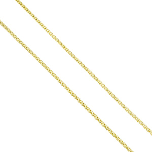 2.7mm Wide Mesh 22" Necklace in 18K Yellow Gold - 8.5 Grams
