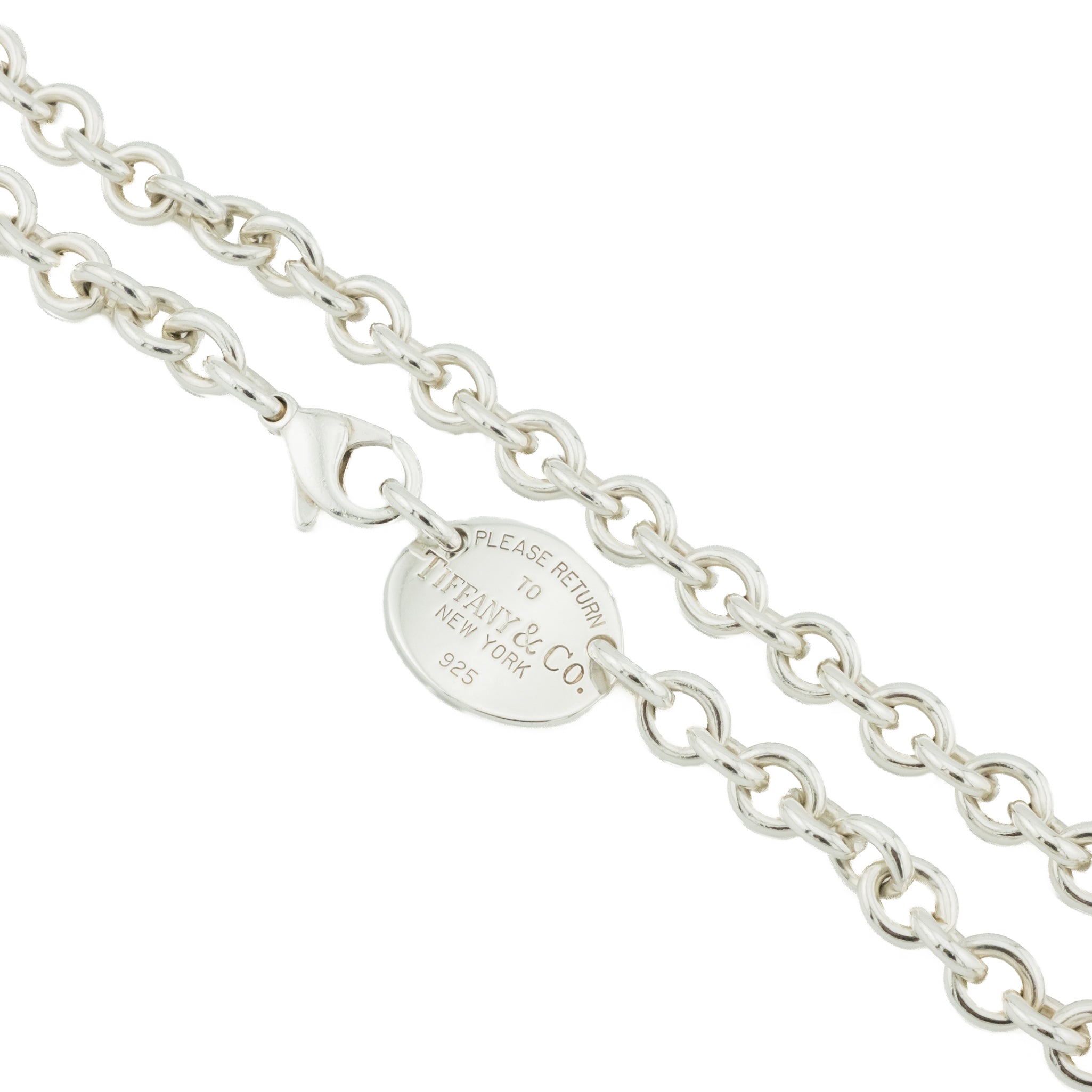 Tiffany & Co. Please Return to Tiffany Oval Tag 15