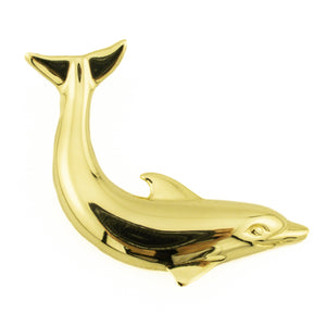 Dolphin Gold Pendant in 14K Yellow Gold - 2.6 Grams