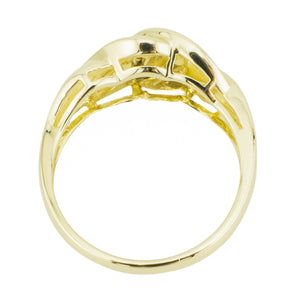 0.25ctw Diamond Cluster Lady's Ring in 14K Yellow Gold - Size 6.25