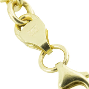 5mm Wide Cable Chain Link 7.5" Bracelet in 14K Yellow Gold - 5.3 Grams