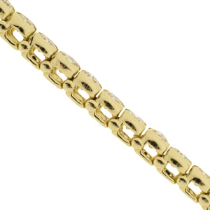 10.50ctw Round Brilliant Diamond 6.75" Tennis Bracelet in 14K Yellow Gold