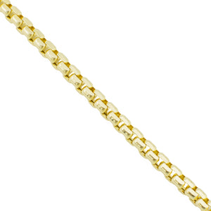 Gold Box Bracelet 8" Bracelet in 14K Yellow Gold - 10.6 grams