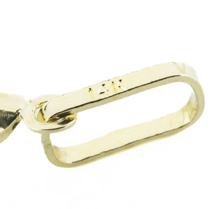 Hollow Gold Cross Pendant in 14K Yellow Gold - 5.1 Grams