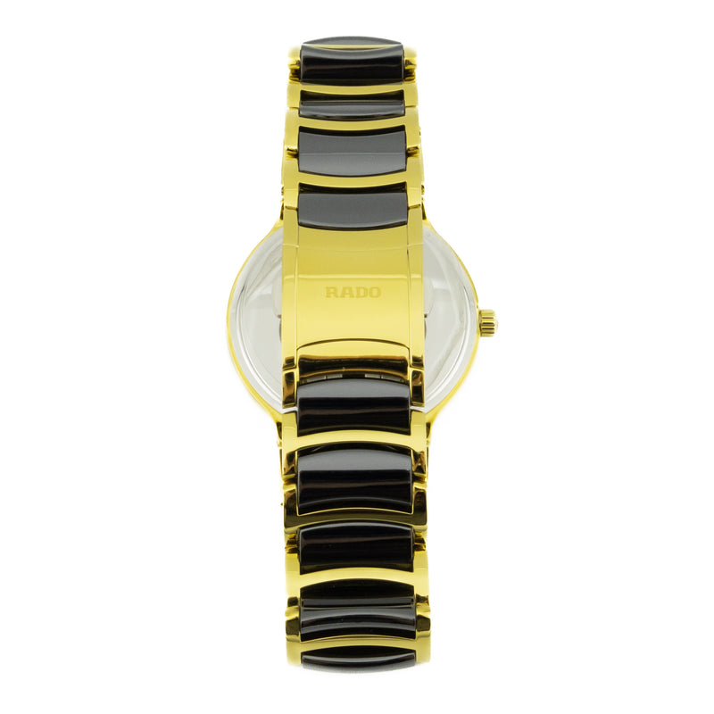 Rado Centrix Diamonds 35mm Women's Quartz Watch in Stainless Steel & PVD R30039712