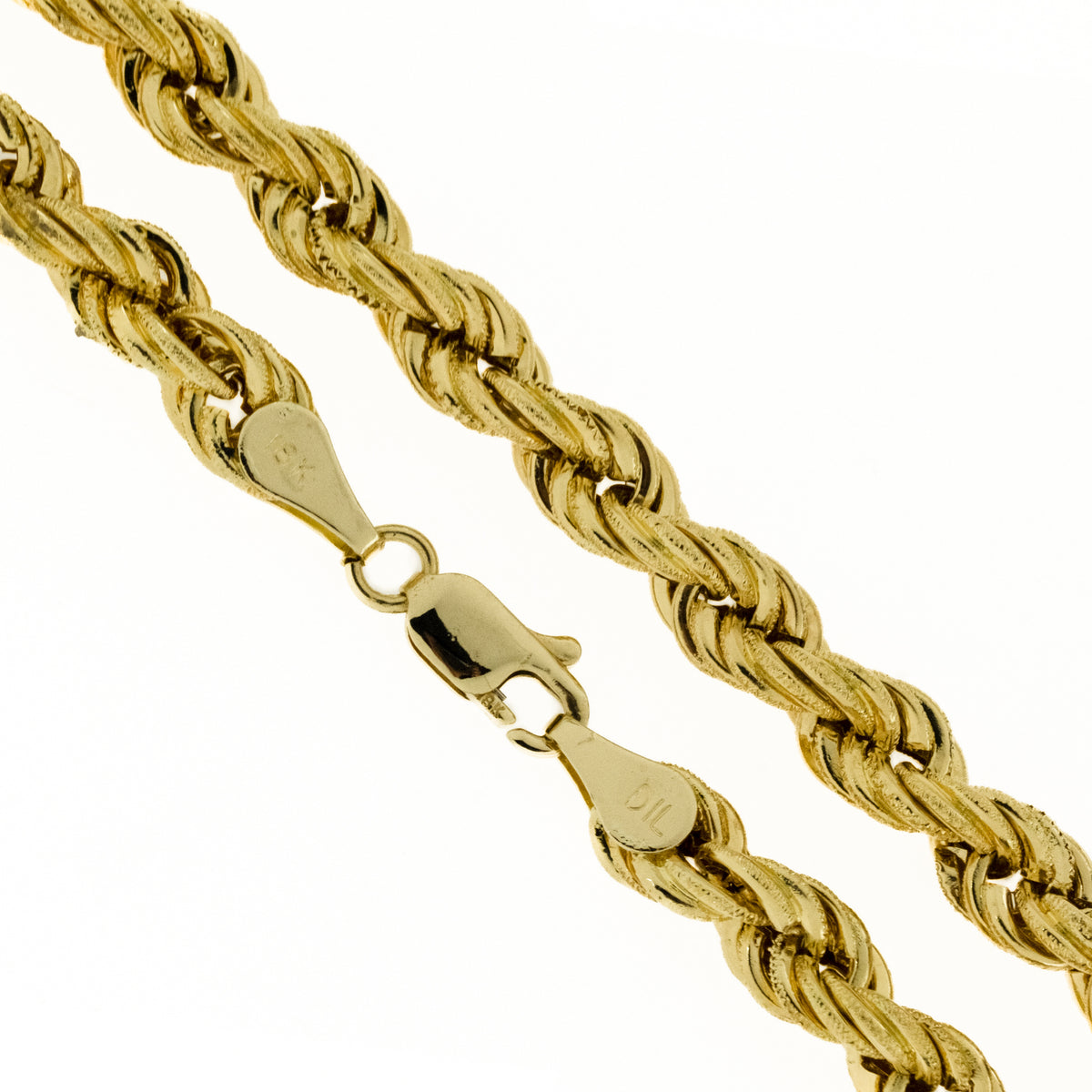 3mm Wide Rope Chain Necklace 17
