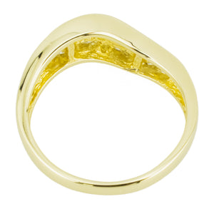0.25ctw Diamond Accented Band in 14K Yellow Gold - Size 5.5