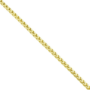 2mm Wide Foxtail Bracelet 7.75" in 18K Yellow Gold - 4.1 grams