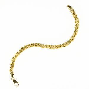6mm Fancy Fashion Bracelet 7.5" in 14K Yellow Gold
