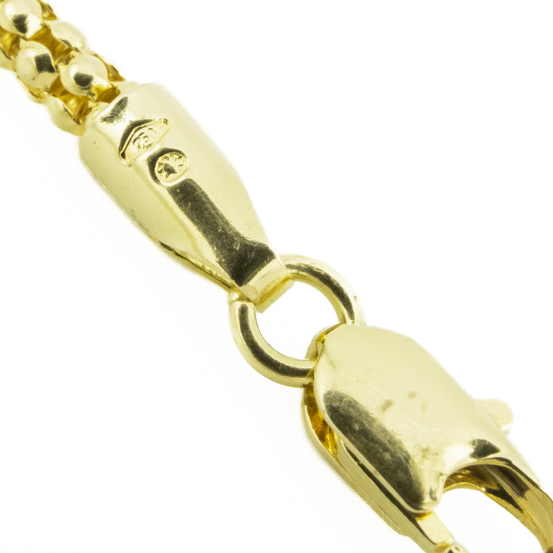 2.7mm Wide Mesh 22" Necklace in 18K Yellow Gold - 8.5 Grams