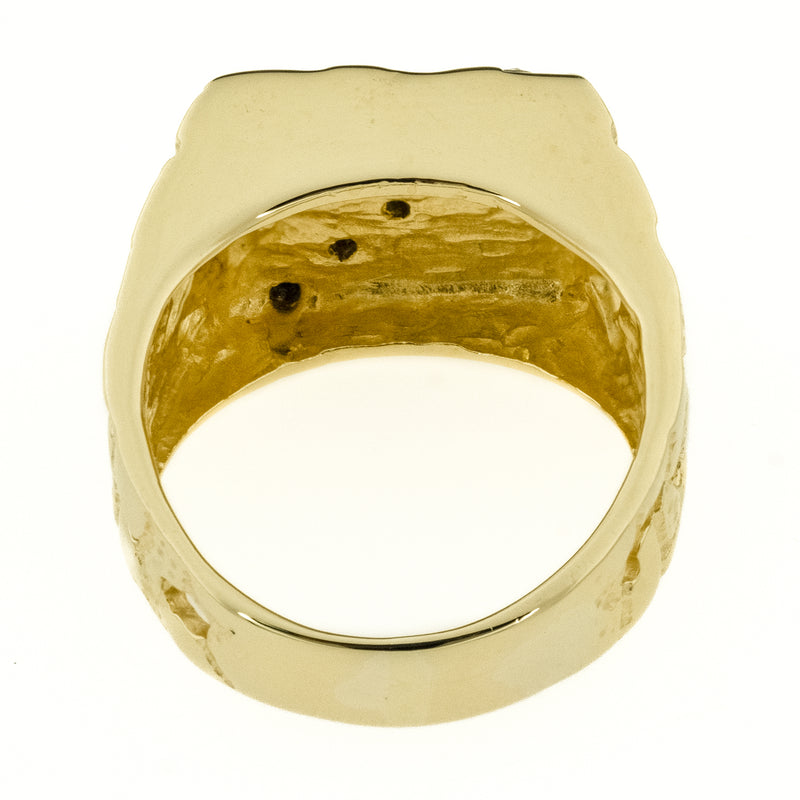 0.35ctw Diamond Gent's Ring in 14K Yellow Gold -Size 7