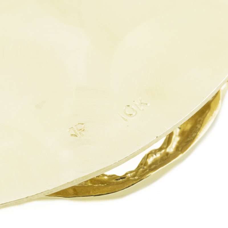 Gold Saint Lazaro Pendant in 10K Yellow Gold - 52 grams
