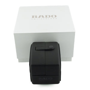 Rado The Original Quartz Black Dial Ladies Watch R12306313 - Yellow Gold Tone