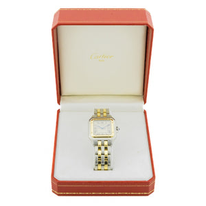 Vintage Cartier Panthère Jumbo 2-Row 29mm W25027B6 in Steel & 18K Yellow Gold