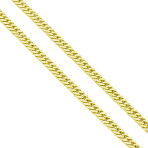 3mm Wide Curb 20" Chain in 18K Yellow Gold -15.1 Grams