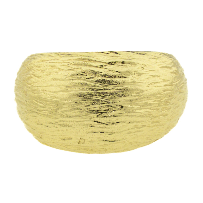 Textured Gold Ring in 14K Yellow Gold - Size 8