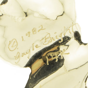 1982 Gayle Bright Lions Pendant in 14K Yellow Gold - 4.4 Grams