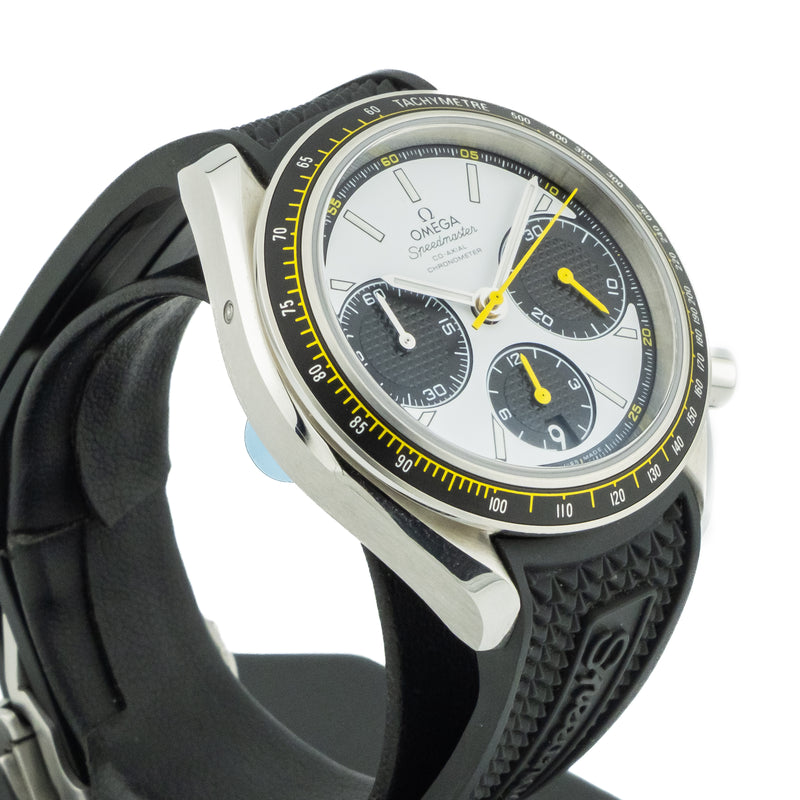 Omega Speedmaster Racing 40 mm Gent's Watch with Rubber Plus Steel Band