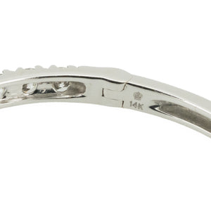 Lab 1.00ctw Diamond Hoop Earrings in 14K White Gold
