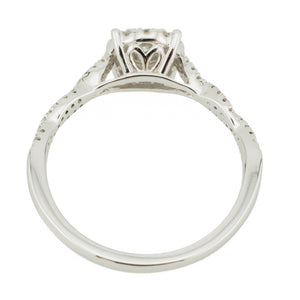 0.25ctw Round Brilliant Diamond Accented Engagement Ring in 10K White Gold - 7