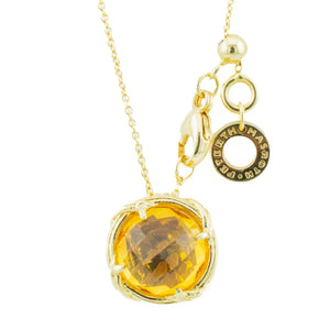 Peter Thomas Roth 2.6ctw Citrine Pendant in 18K Yellow Gold on 18" Cable Chain in 18K Yellow Gold