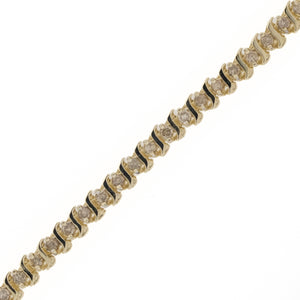 1.50ctw Multi Diamond 7" Tennis Bracelet in 14K Yellow Gold