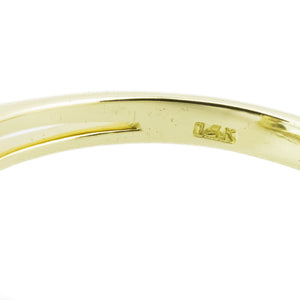 18ctw Emerald Cut Aquamarine w/ Diamond Accents Gemstone Ring in 14K Yellow Gold - Size 7.5