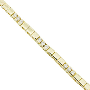 1.00ctw Round Brilliant Diamond 7" Tennis Bracelet in 14K Yellow Gold