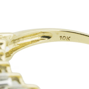 0.50ctw Diamond Fashion Ring in 10K Yellow Gold - Size 10.25