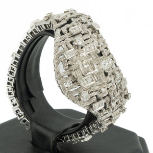 Vintage Omega Genève Diamond Accented Ladies Watch in 14K White Gold