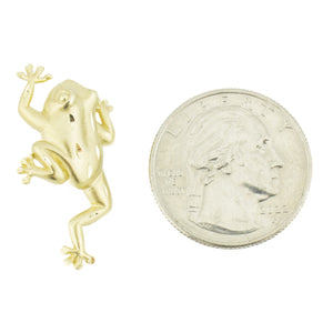 Frog Gold Pendant in 14K Yellow Gold - 3 Grams
