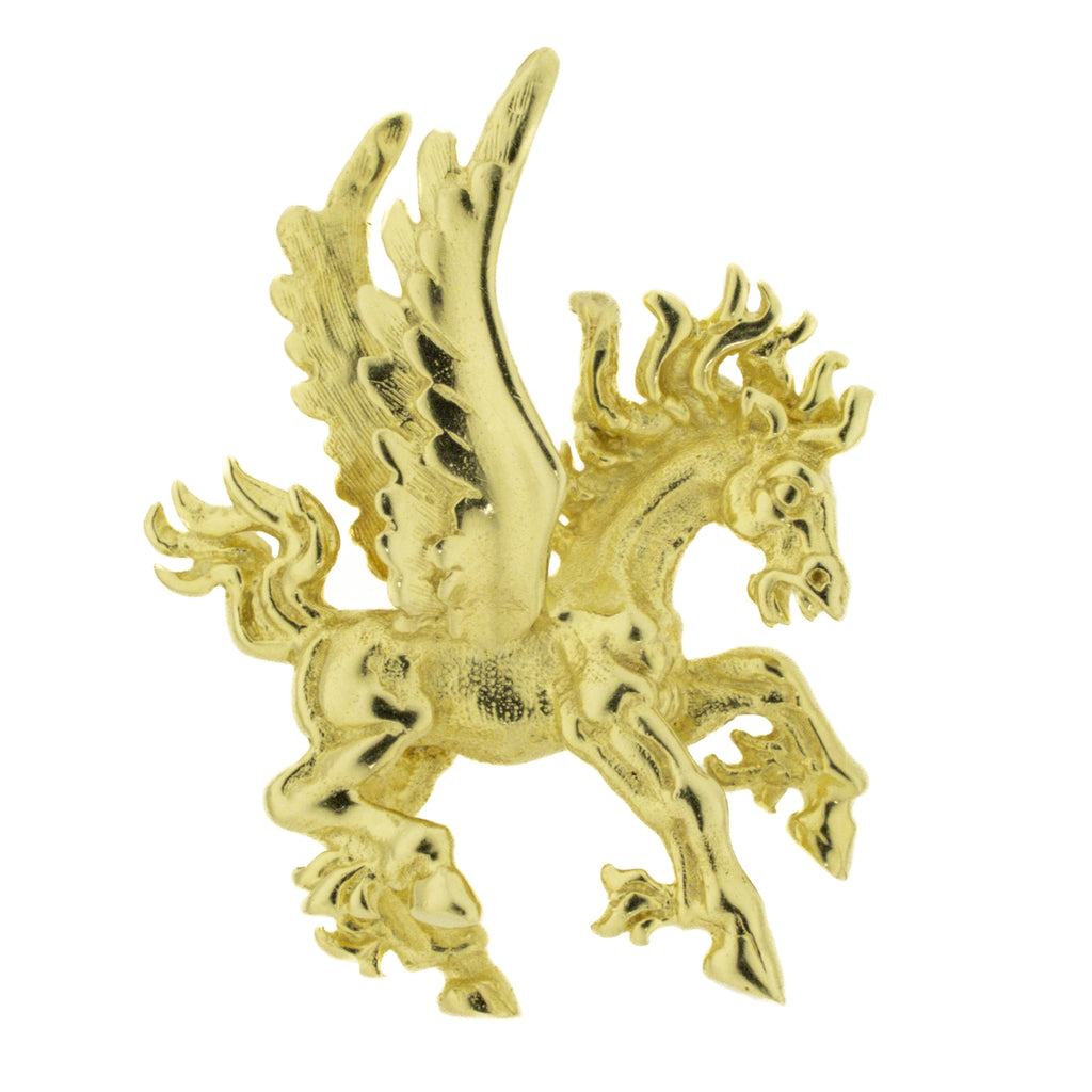 Gold Pegasus Pendant in 14K Yellow Gold - 5.6 grams