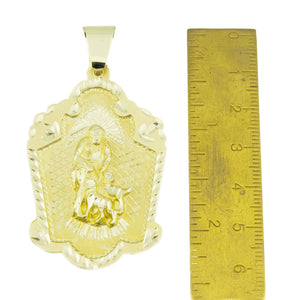 Gold San Lazaro Pendant in 14K Yellow Gold - 12.5 grams