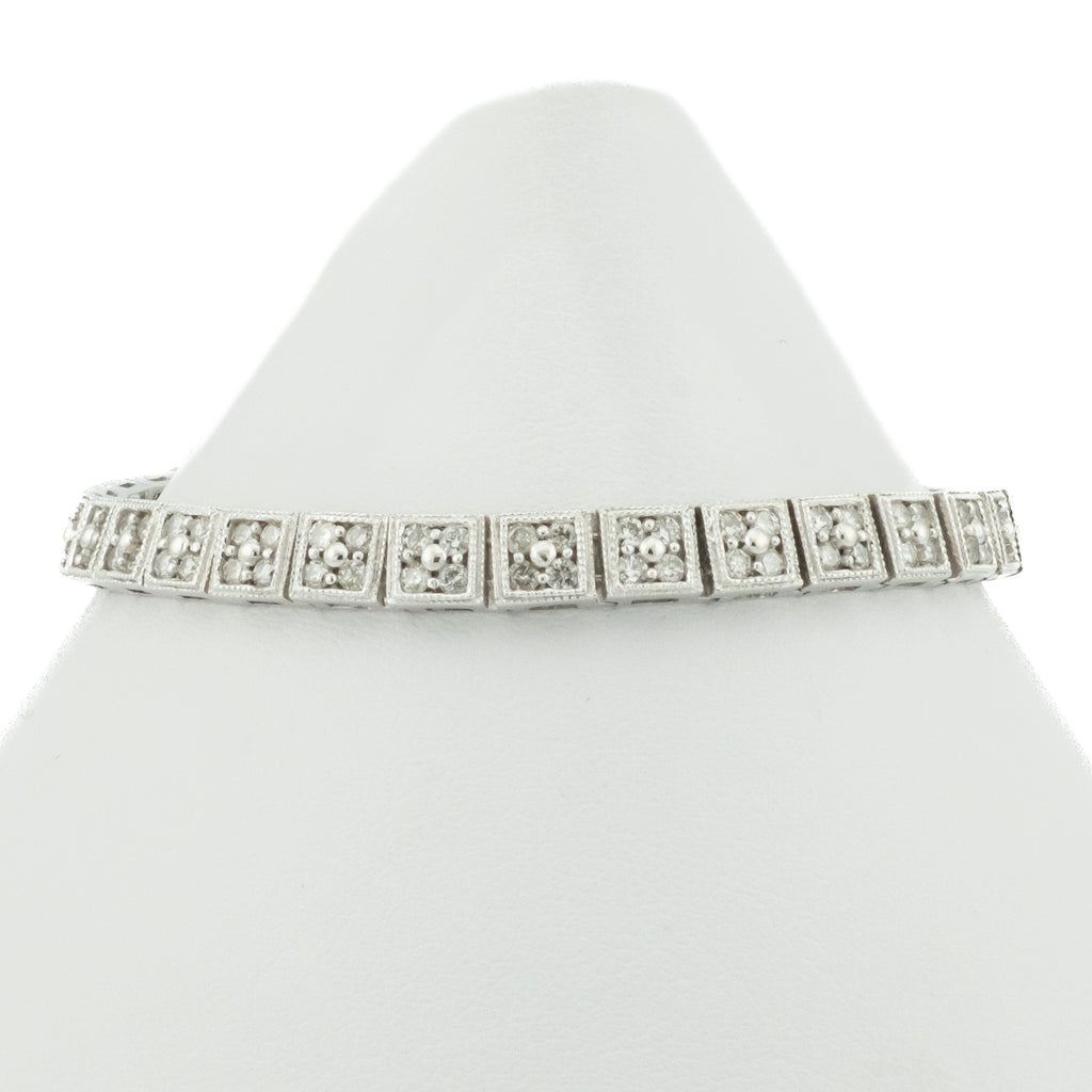 4.00ctw Round Diamond 7" Tennis Bracelet in 14K White Gold