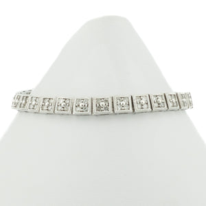 4.00ctw Round Diamond 7" Tennis Bracelet in 14K White Gold