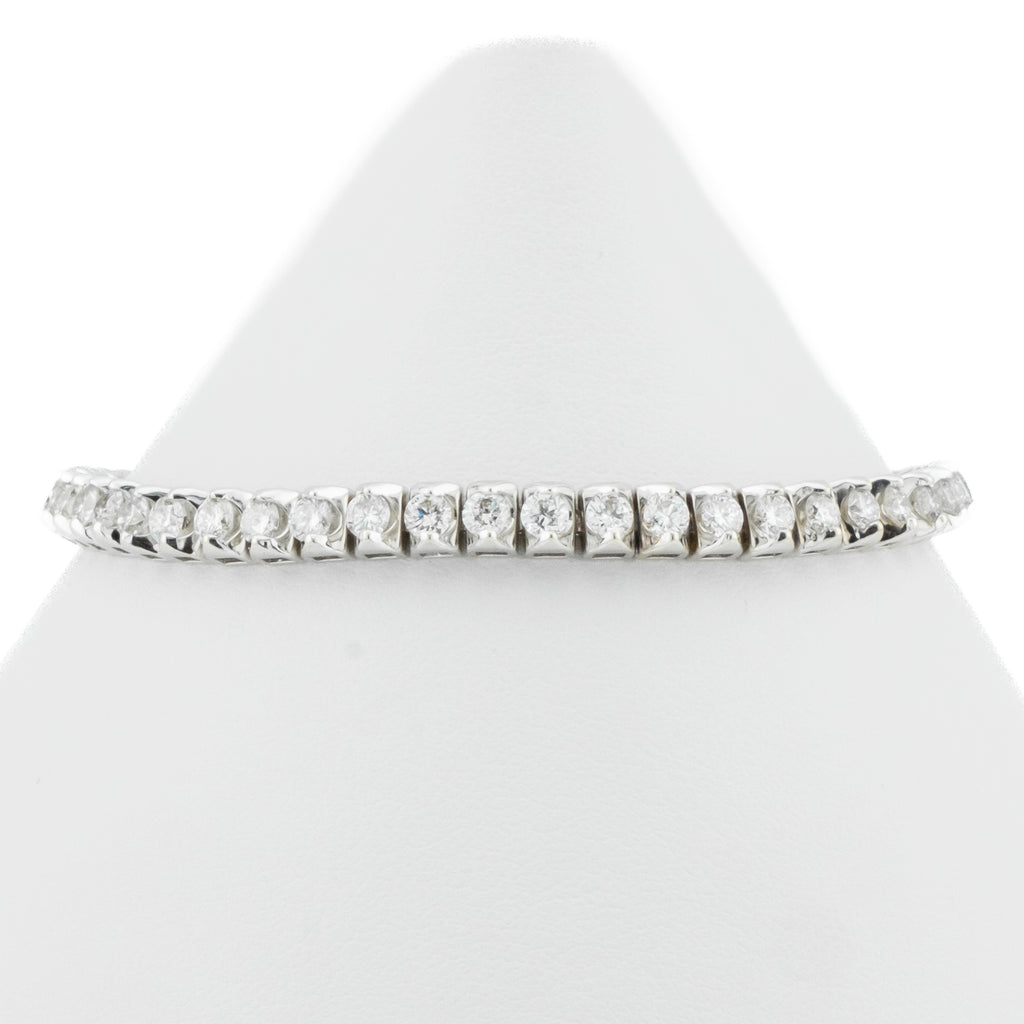 5.00ctw Round Diamond 7.5" Tennis Bracelet in 14K White Gold